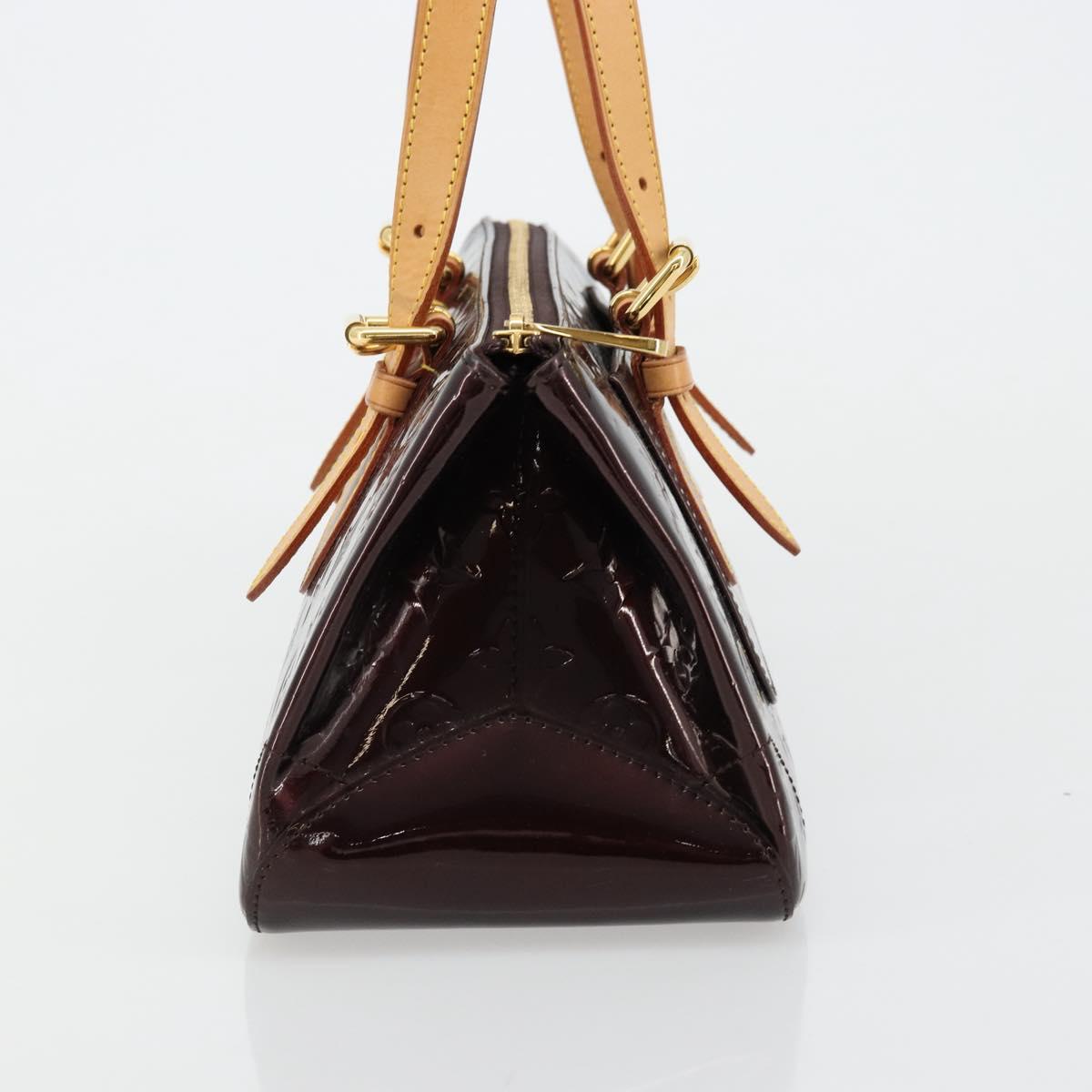 LOUIS VUITTON Monogram Vernis Rosewood Avenue Bag Amarante M93510 Auth ep14480V