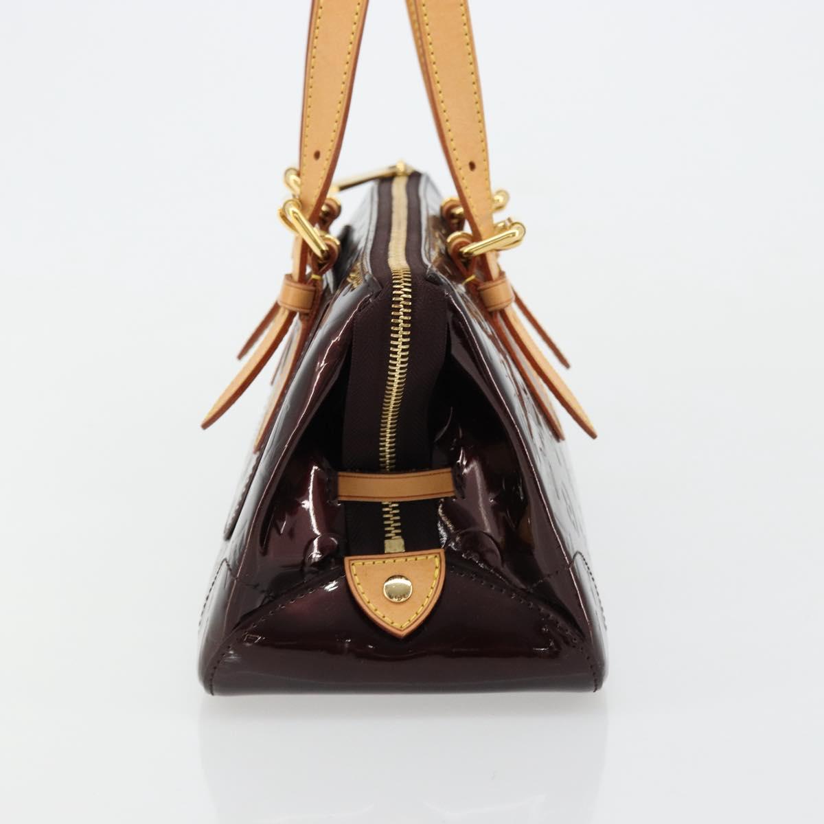 LOUIS VUITTON Monogram Vernis Rosewood Avenue Bag Amarante M93510 Auth ep14480V