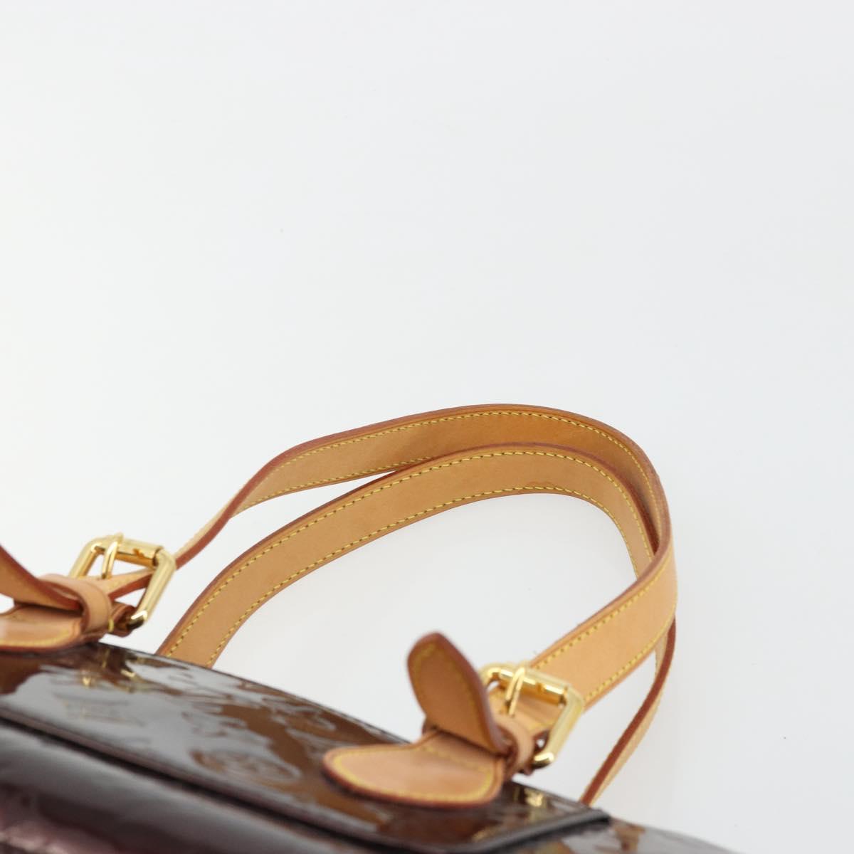 LOUIS VUITTON Monogram Vernis Rosewood Avenue Bag Amarante M93510 Auth ep14480V