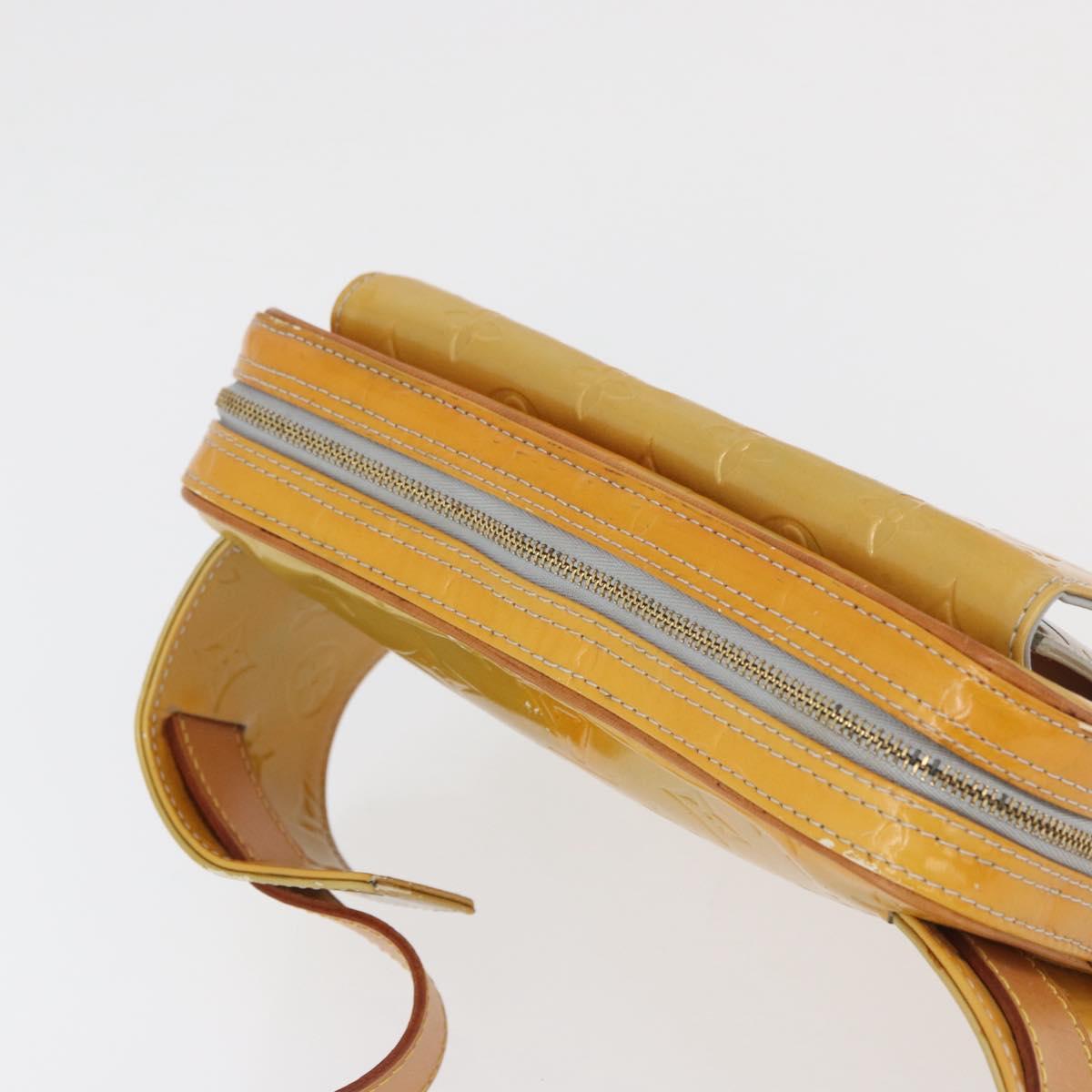 LOUIS VUITTON Monogram Vernis Fulton Waist bag Gris M91041 LV Auth ep14498
