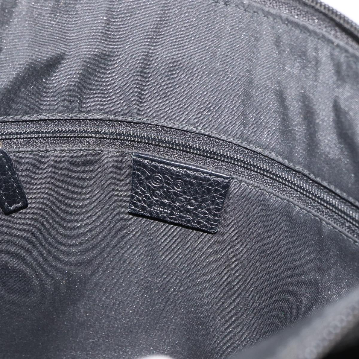 GUCCI GG Canvas Guccissima Bag Leather Suede Outlet Black 272396 Auth ep14504A