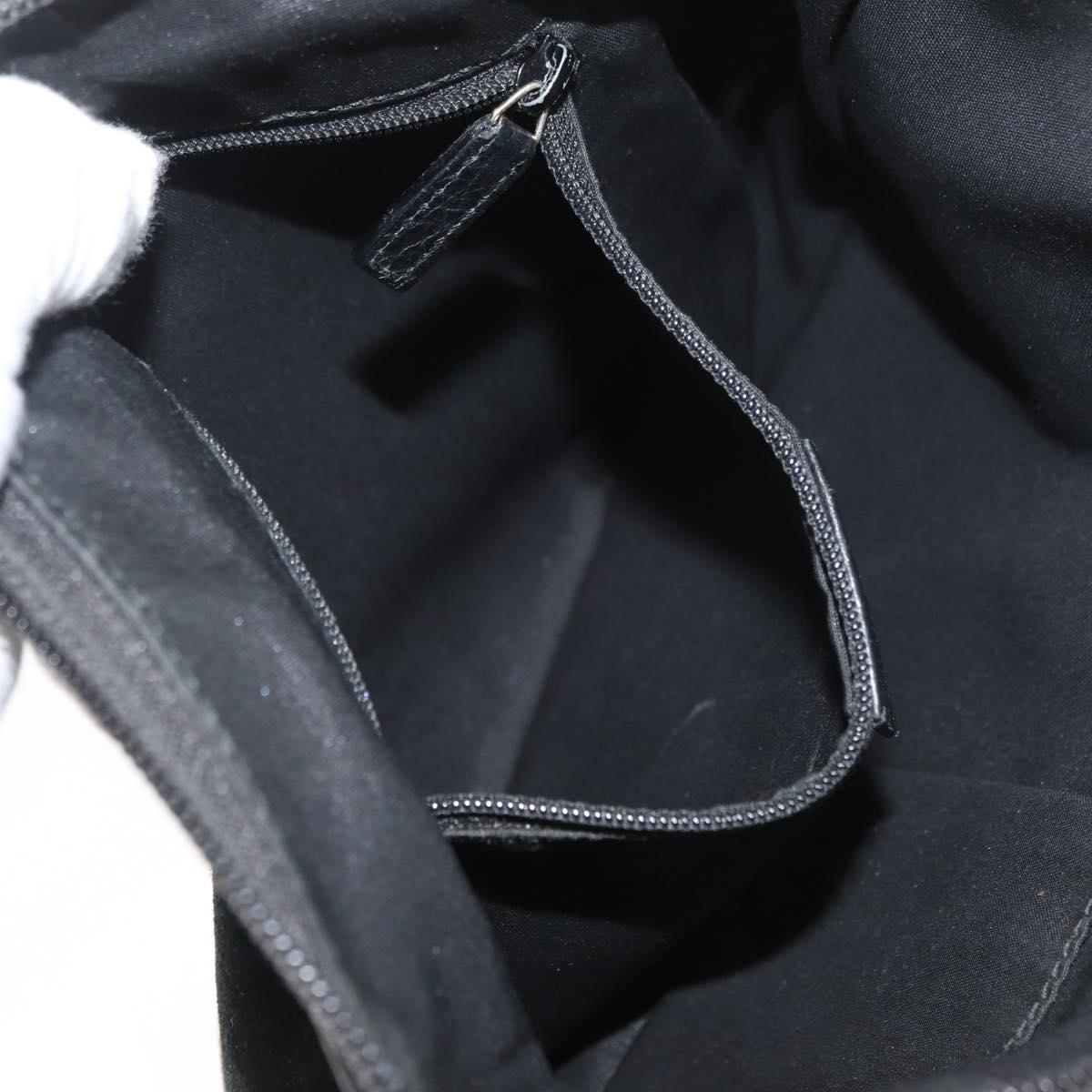 GUCCI GG Canvas Guccissima Bag Leather Suede Outlet Black 272396 Auth ep14504A