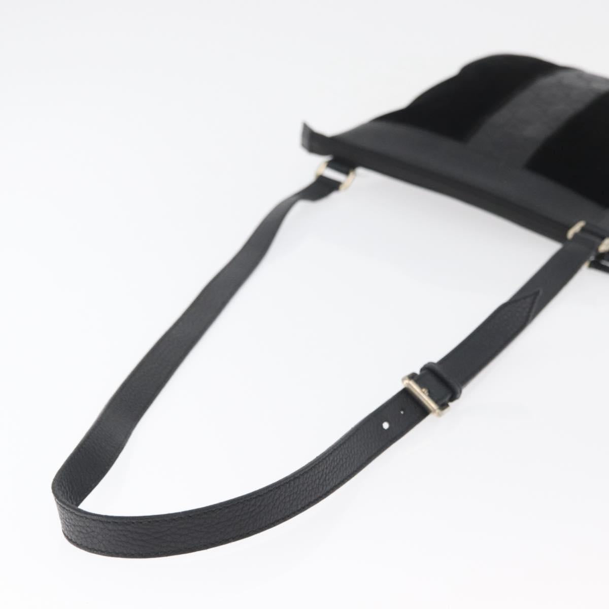 GUCCI GG Canvas Guccissima Bag Leather Suede Outlet Black 272396 Auth ep14504A