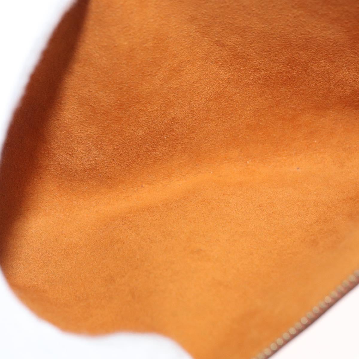 LOUIS VUITTON Epi Pochette Accessoires Pouch Brown M52953 LV Auth ep14506