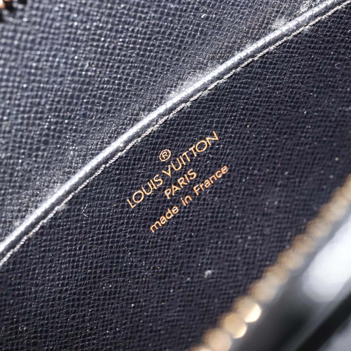 LOUIS VUITTON Epi Pochette Homme Clutch Bag Black M52522 LV Auth ep14507