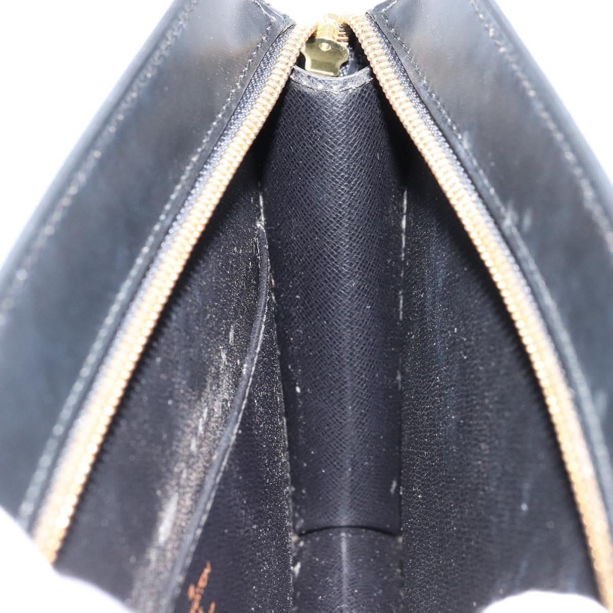 LOUIS VUITTON Epi Pochette Homme Clutch Bag Black M52522 LV Auth ep14507