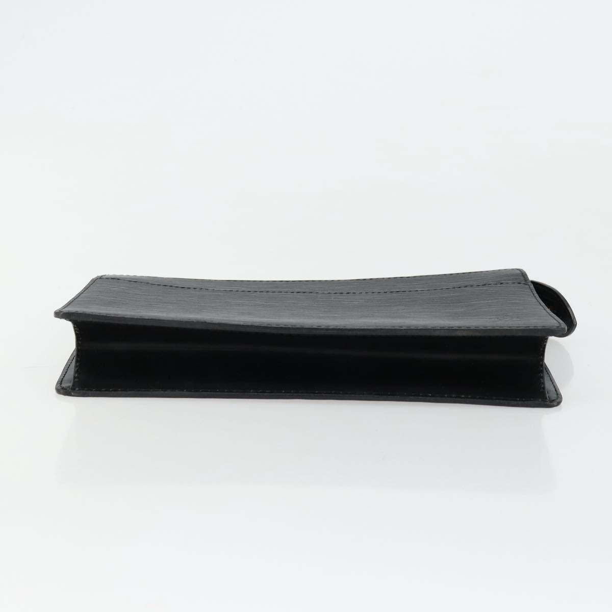 LOUIS VUITTON Epi Pochette Homme Clutch Bag Black M52522 LV Auth ep14507