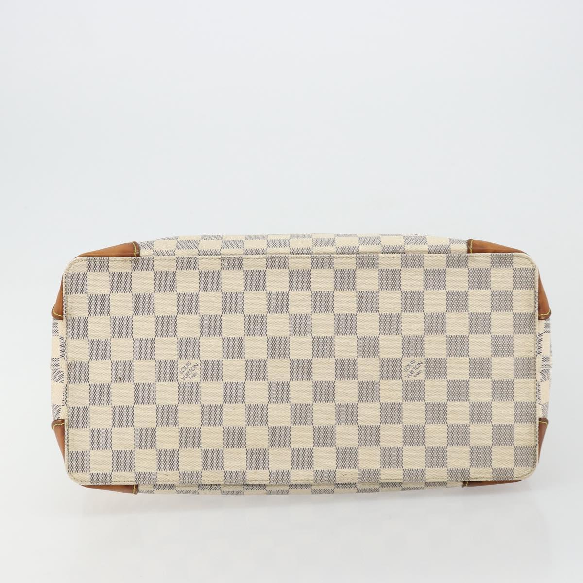 LOUIS VUITTON Damier Azur Hampstead MM Tote Bag N51206 LV Auth ep14515