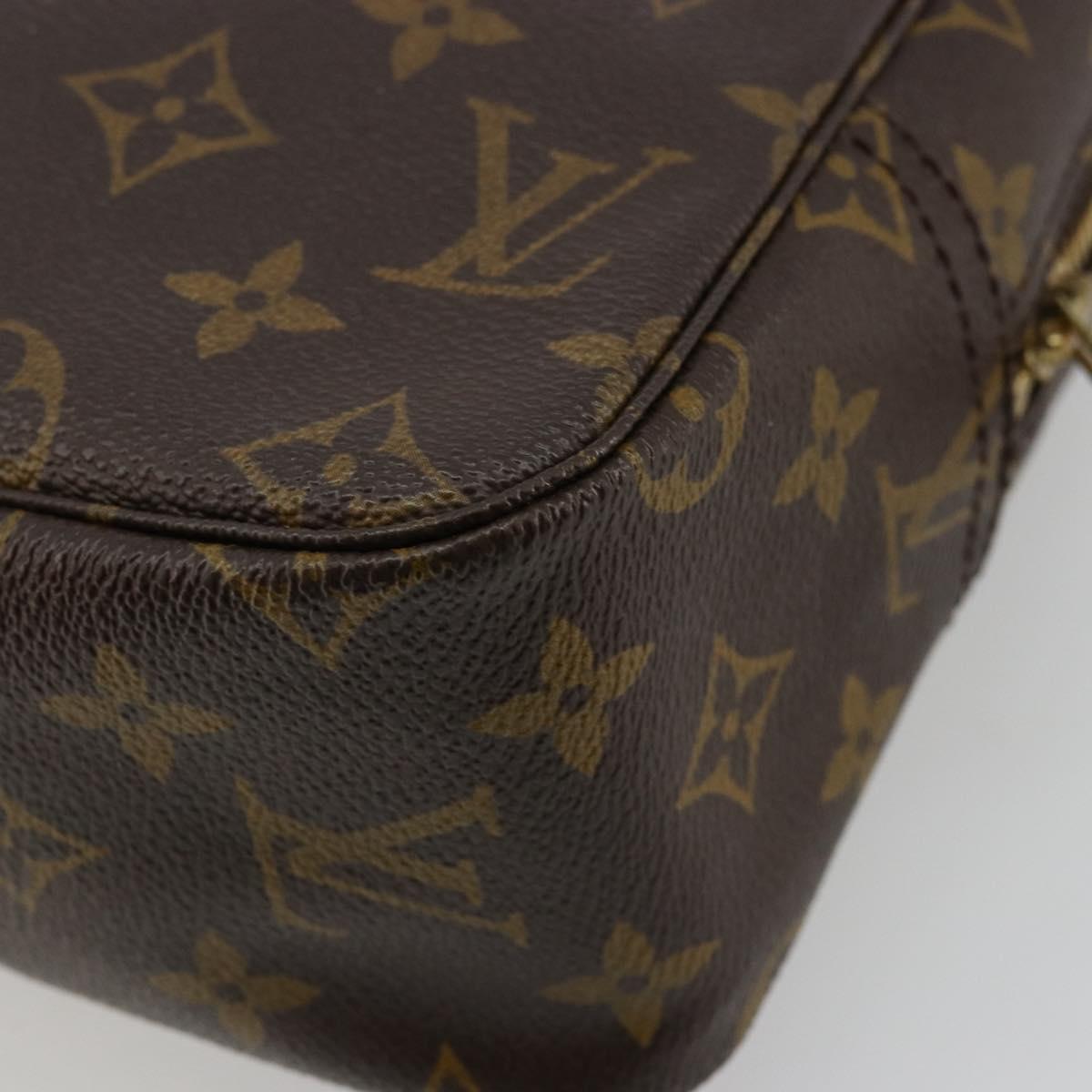 LOUIS VUITTON Monogram Trousse Toilette 28 Clutch Bag M47522 LV Auth ep14521