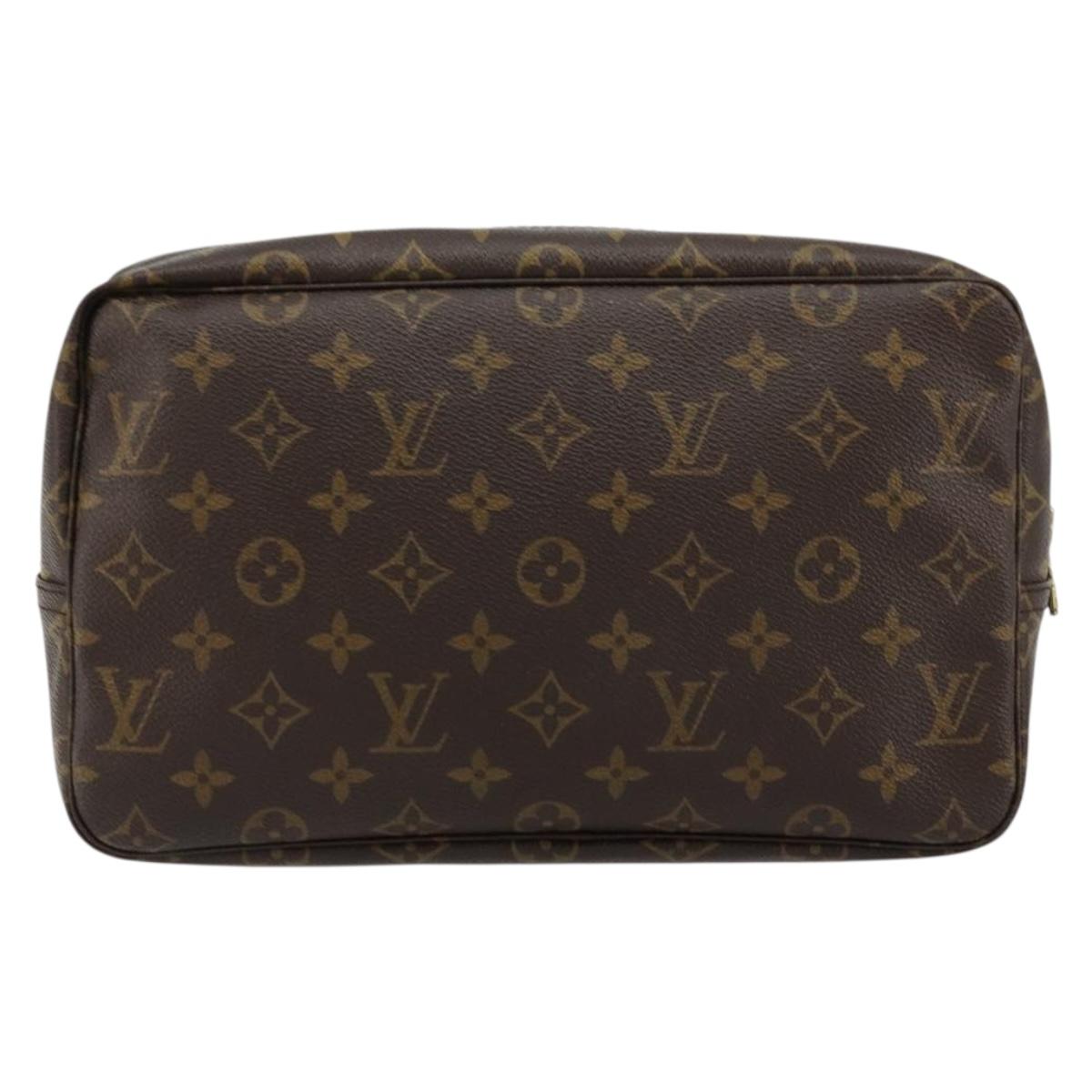 LOUIS VUITTON Monogram Trousse Toilette 28 Clutch Bag M47522 LV Auth ep14521