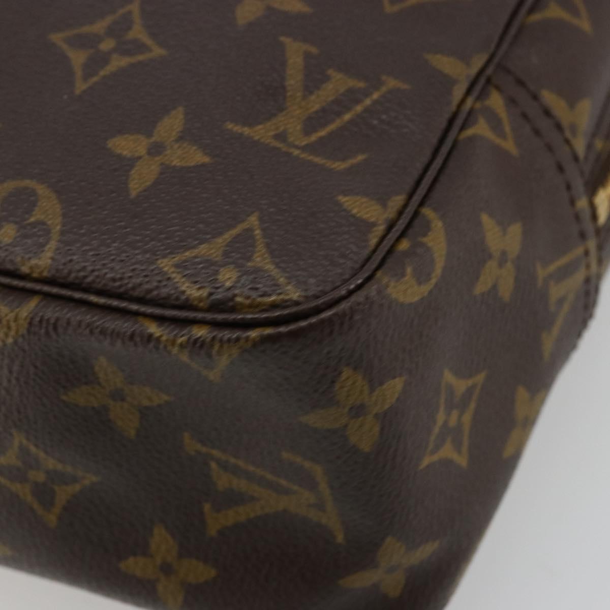 LOUIS VUITTON Monogram Trousse Toilette 28 Clutch Bag M47522 LV Auth ep14521