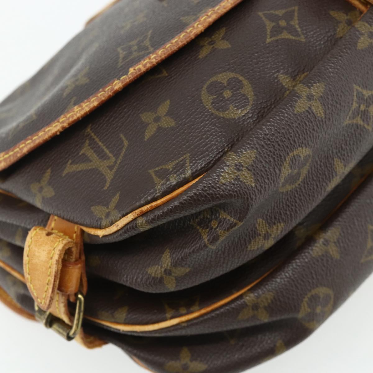 LOUIS VUITTON Monogram Saumur 30 Shoulder Bag M42256 LV Auth ep14523