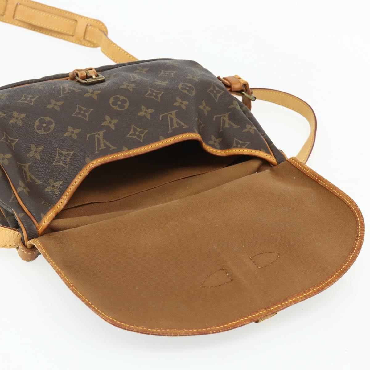 LOUIS VUITTON Monogram Saumur 30 Shoulder Bag M42256 LV Auth ep14523