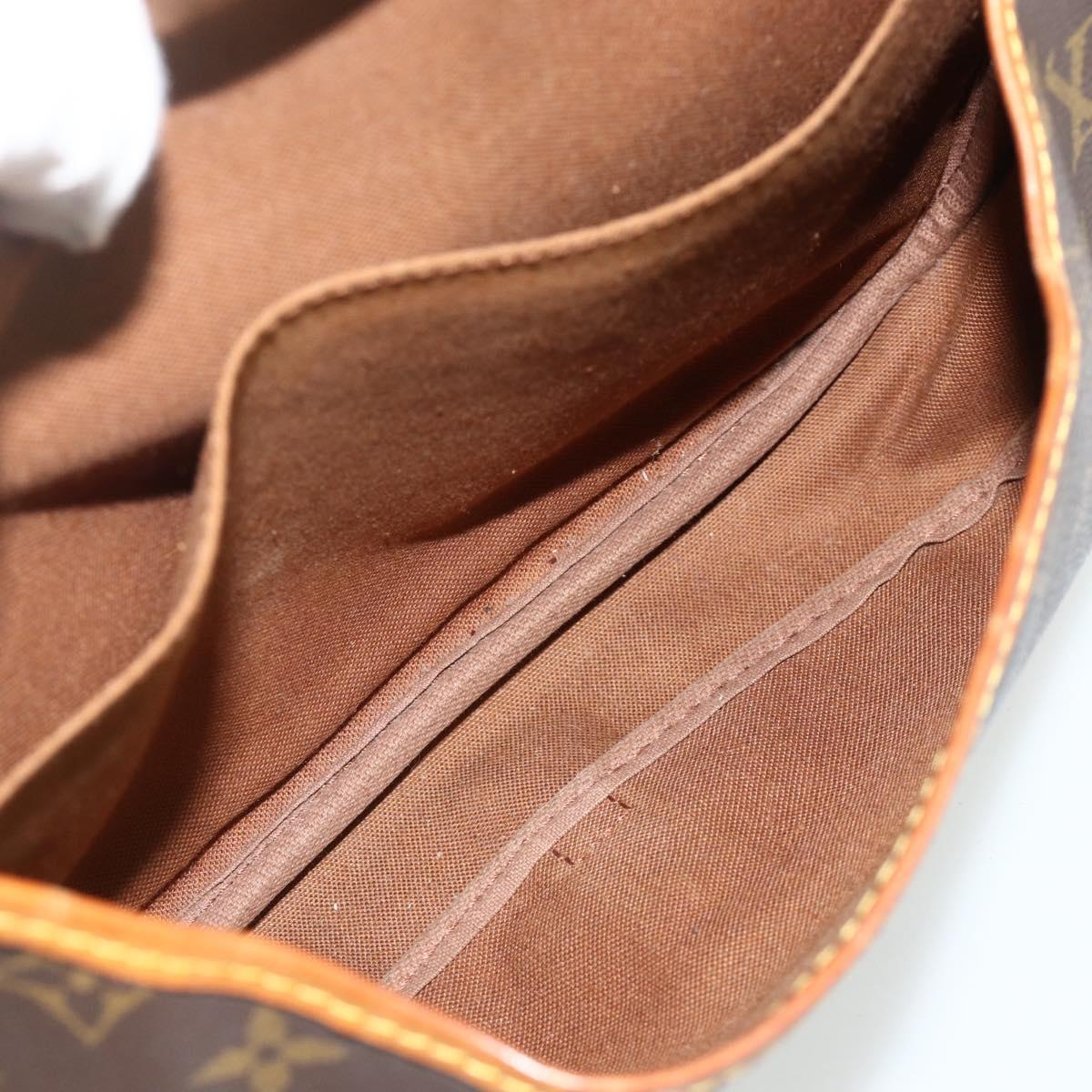 LOUIS VUITTON Monogram Saumur 30 Shoulder Bag M42256 LV Auth ep14523