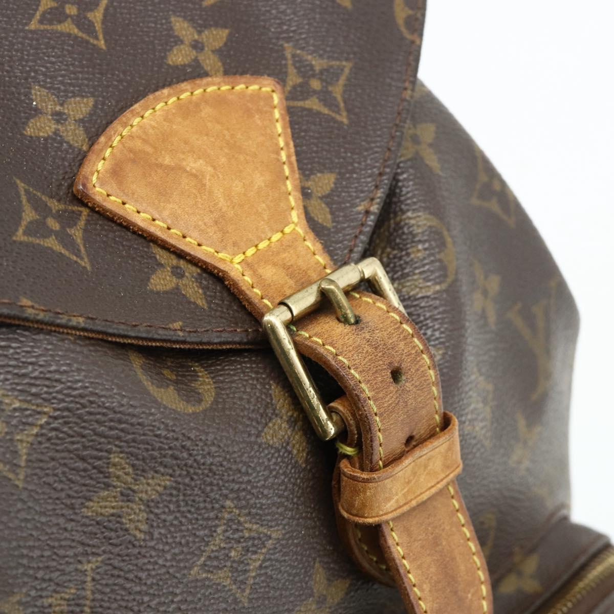 LOUIS VUITTON Monogram Montsouris GM Backpack M51135 LV Auth ep14541