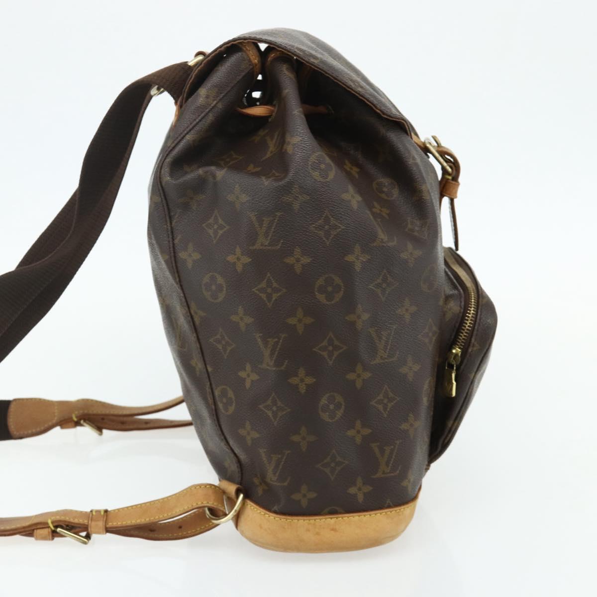 LOUIS VUITTON Monogram Montsouris GM Backpack M51135 LV Auth ep14541