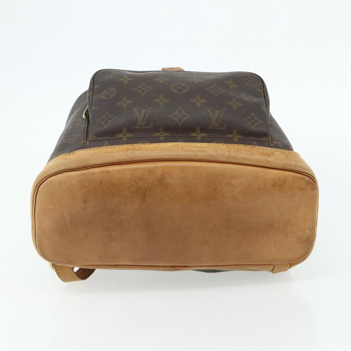 LOUIS VUITTON Monogram Montsouris GM Backpack M51135 LV Auth ep14541