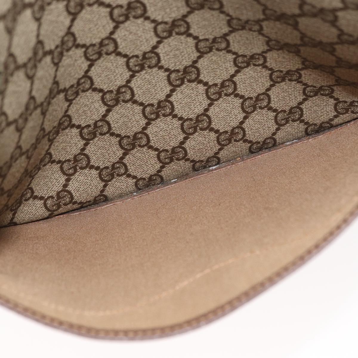 GUCCI GG Supreme Web Sherry Line Bag PVC Beige Gold 002 123 6487 Auth ep14554