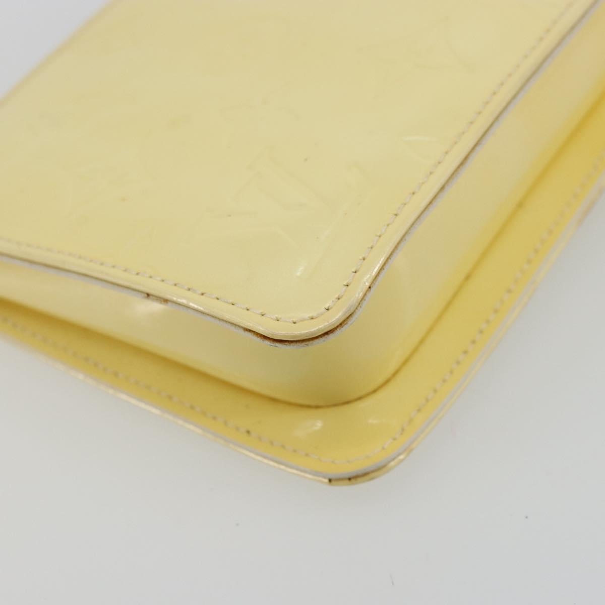 LOUIS VUITTON Monogram Vernis Lexington Pouch Perle M91345 LV Auth ep14558