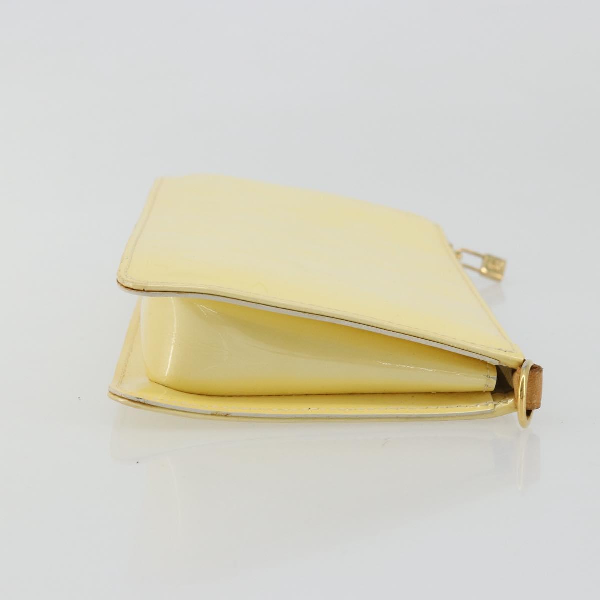 LOUIS VUITTON Monogram Vernis Lexington Pouch Perle M91345 LV Auth ep14558
