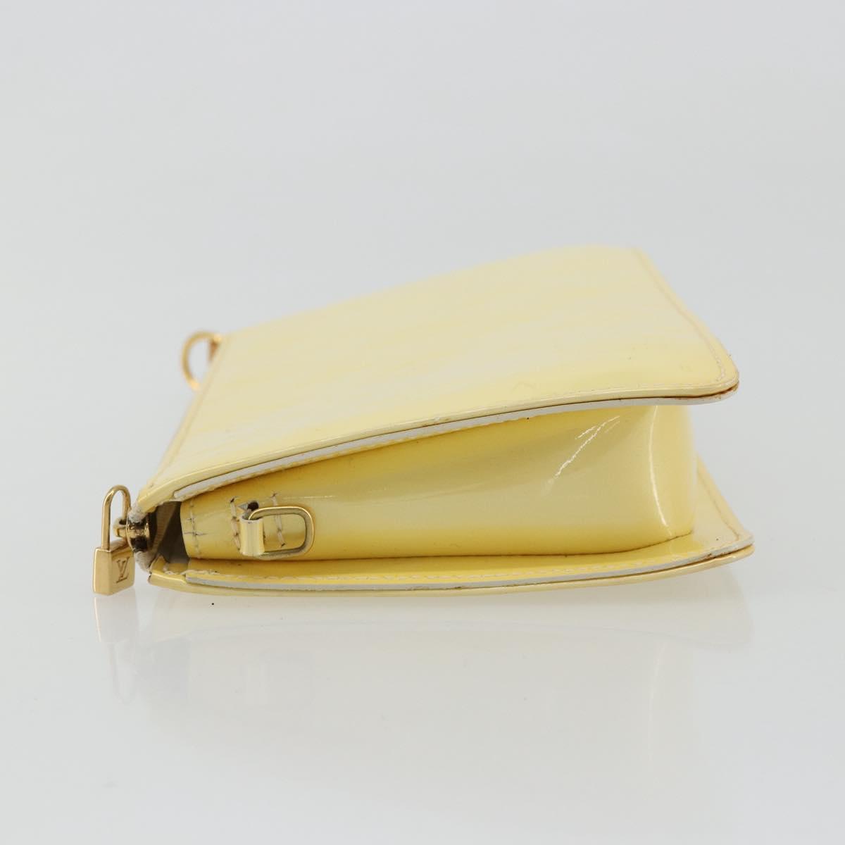 LOUIS VUITTON Monogram Vernis Lexington Pouch Perle M91345 LV Auth ep14558