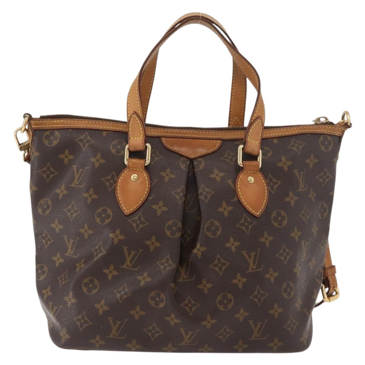 LOUIS VUITTON Monogram Palermo PM Tote Bag M40145 LV Auth ep14576A