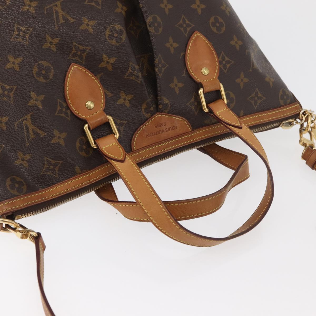LOUIS VUITTON Monogram Palermo PM Tote Bag M40145 LV Auth ep14576A