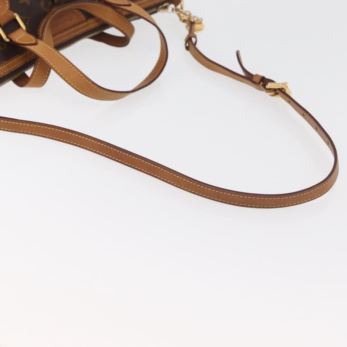 LOUIS VUITTON Monogram Palermo PM Tote Bag M40145 LV Auth ep14576A