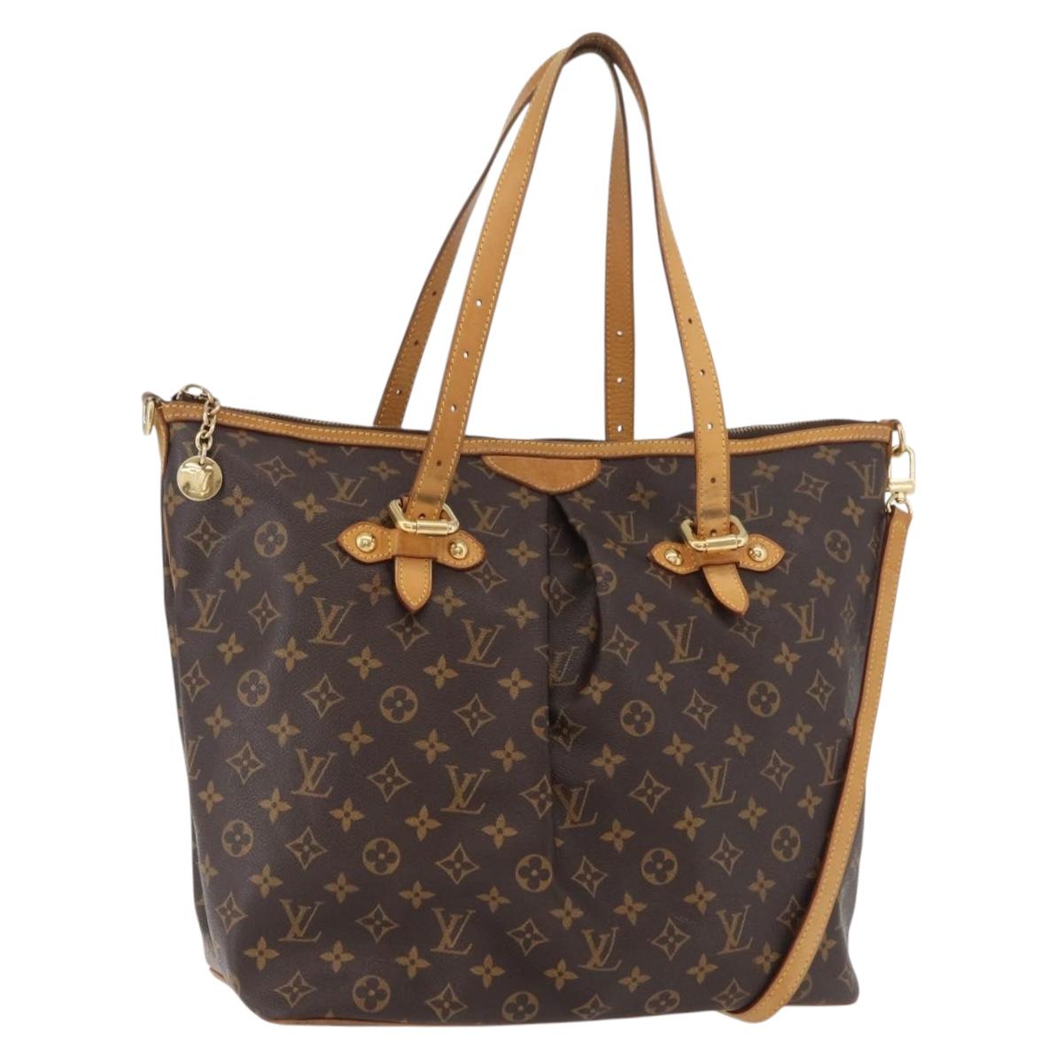 LOUIS VUITTON Monogram Palermo GM Tote Bag M40146 LV Auth ep14584A