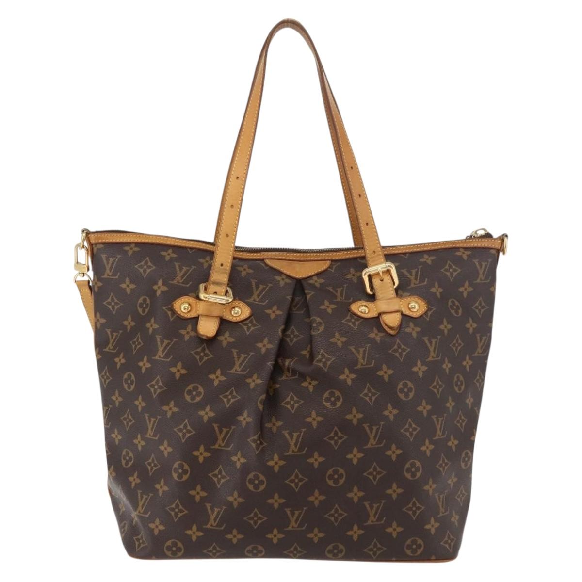 LOUIS VUITTON Monogram Palermo GM Tote Bag M40146 LV Auth ep14584A