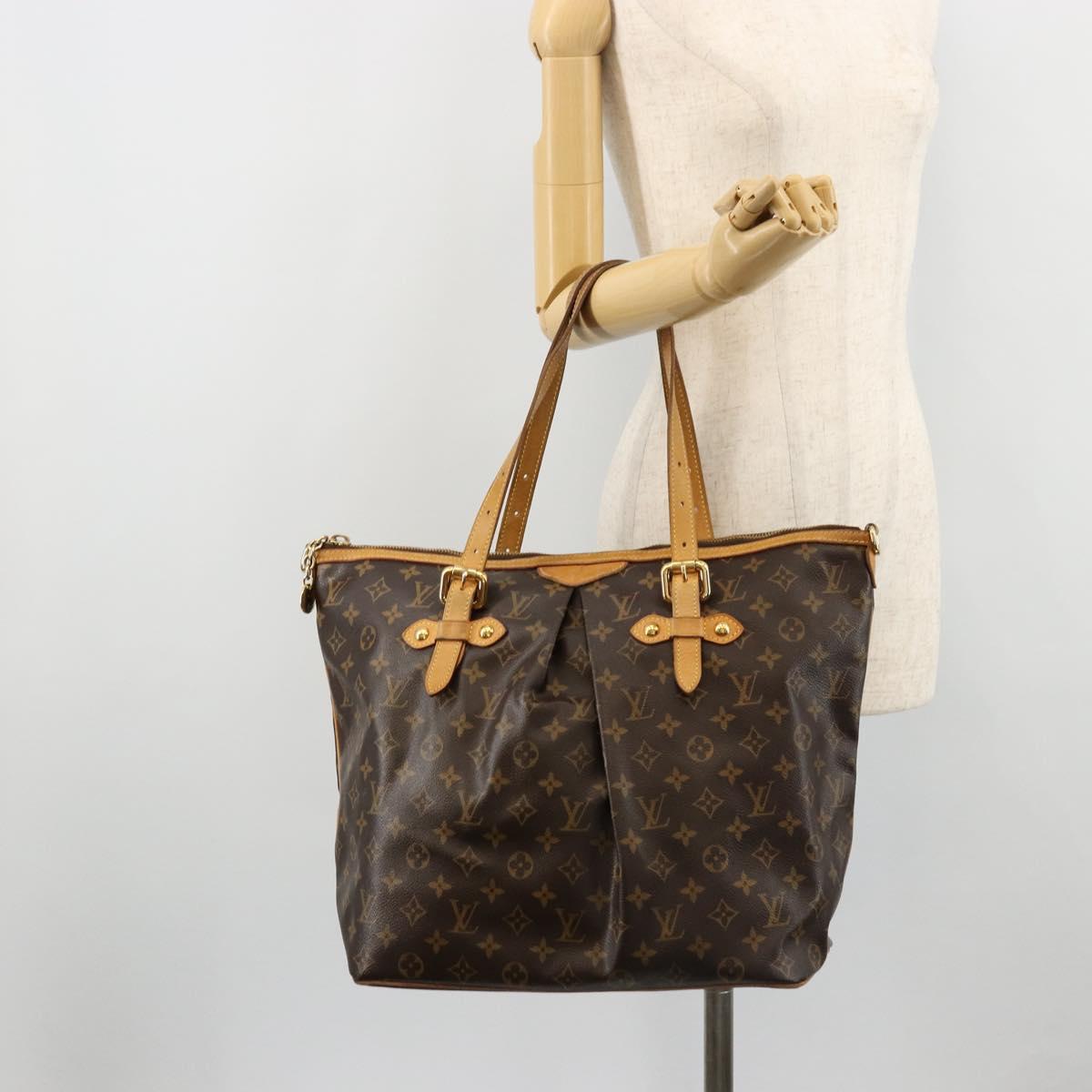 LOUIS VUITTON Monogram Palermo GM Tote Bag M40146 LV Auth ep14586