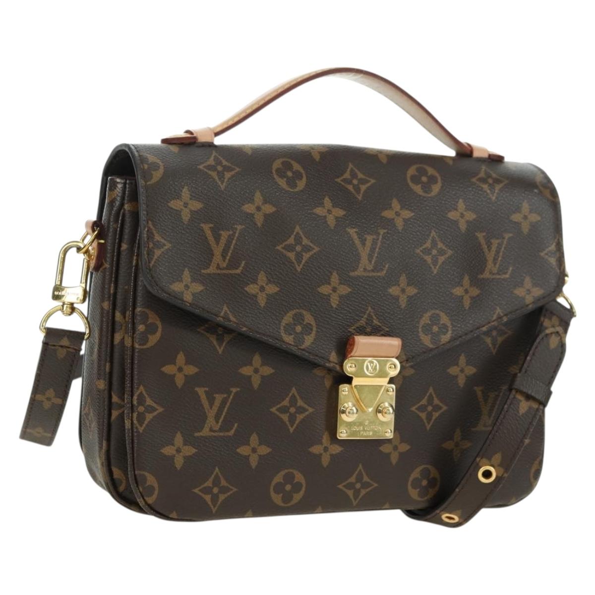 LOUIS VUITTON Monogram Pochette Metis MM Hand Bag 2way M44875 LV Auth ep14589V
