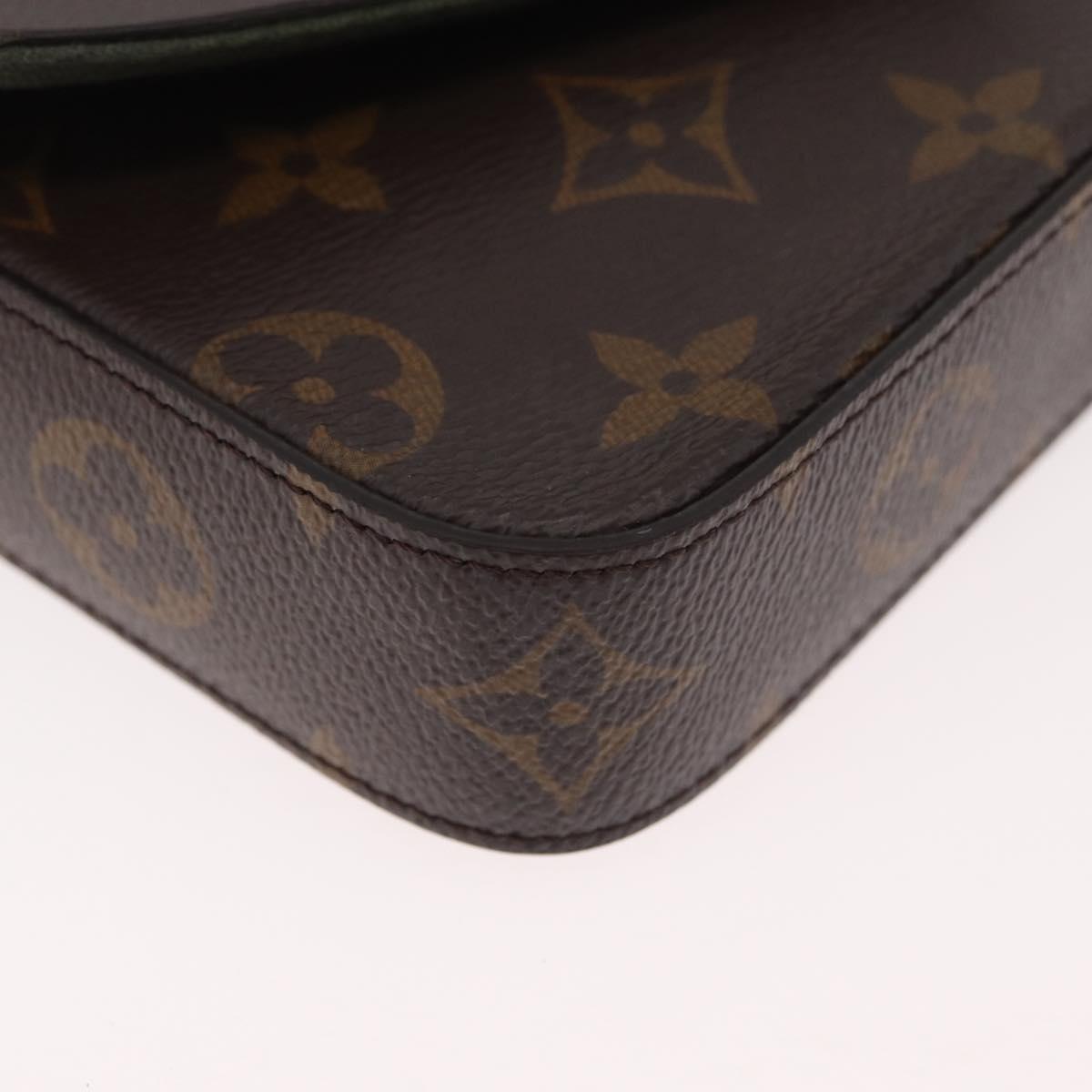 LOUIS VUITTON Monogram Multi Pochette Felicie Pouch Khaki M80091 Auth ep14598A