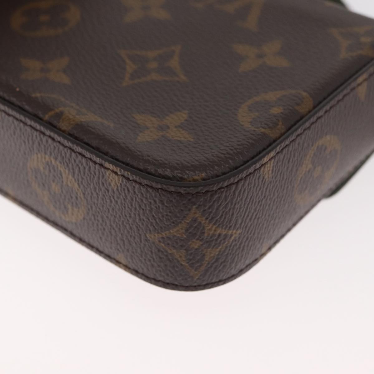 LOUIS VUITTON Monogram Multi Pochette Felicie Pouch Khaki M80091 Auth ep14598A