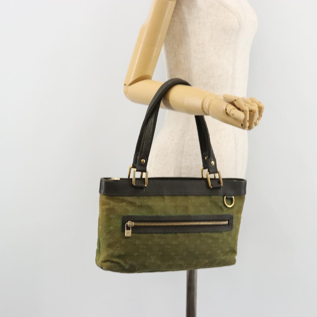 LOUIS VUITTON Monogram Mini Lucille PM Hand Bag TST Khaki M92682 LV Auth ep14614