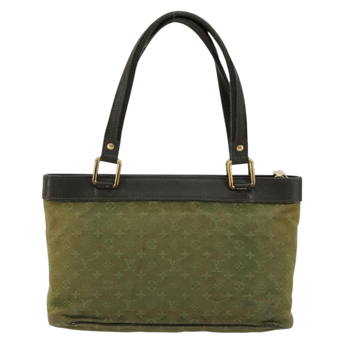 LOUIS VUITTON Monogram Mini Lucille PM Hand Bag TST Khaki M92682 LV Auth ep14614