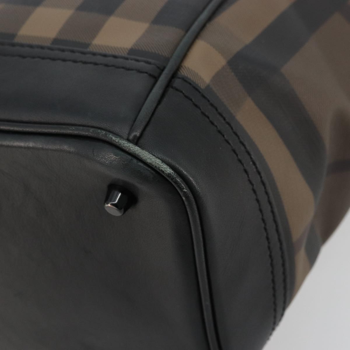 BURBERRY Nova Check Tote Bag PVC Beige Auth ep14617