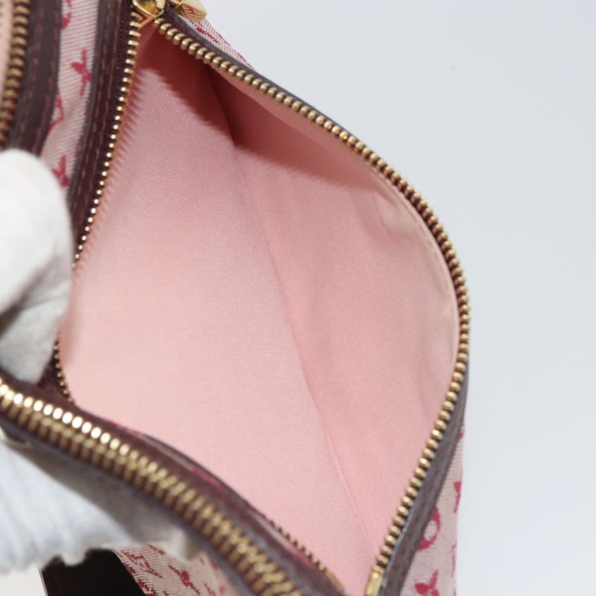 LOUIS VUITTON Monogram Mini Pochette Catrain Bag Red M92331 LV Auth ep14619A