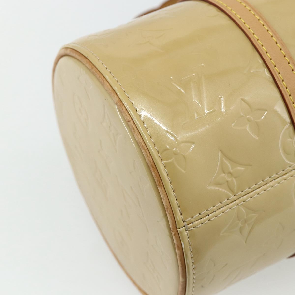 LOUIS VUITTON Monogram Vernis Bedford Hand Bag Beige M91006 LV Auth ep14623A