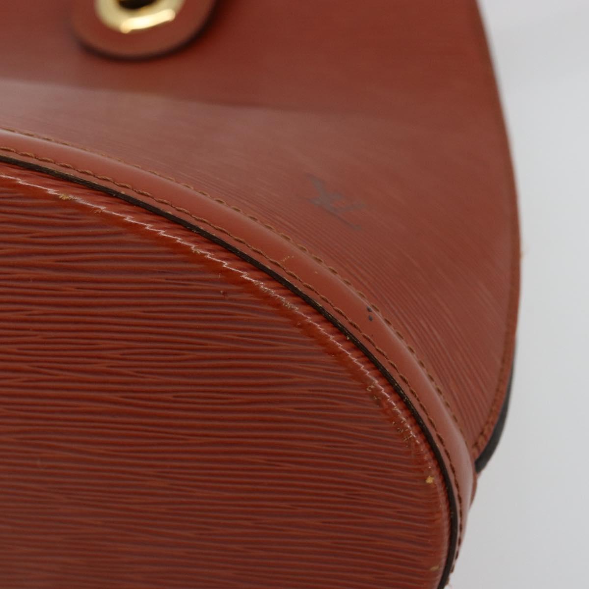 LOUIS VUITTON Epi Cluny Shoulder Bag Brown M52253 LV Auth ep14627