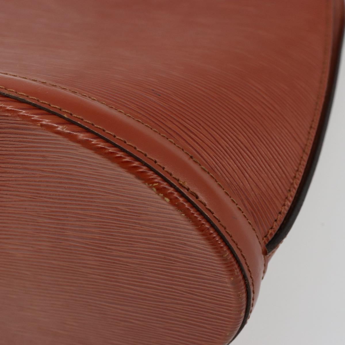 LOUIS VUITTON Epi Cluny Shoulder Bag Brown M52253 LV Auth ep14627