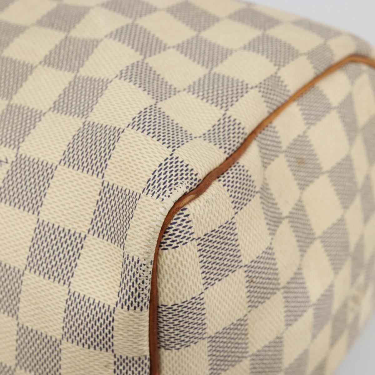 LOUIS VUITTON Damier Azur Speedy 30 Hand Bag N41533 LV Auth ep14640A