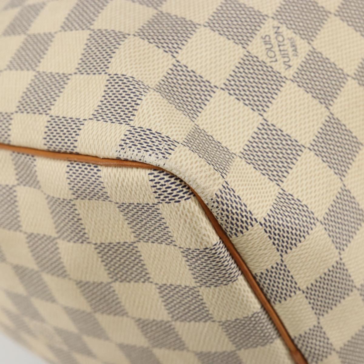 LOUIS VUITTON Damier Azur Speedy 30 Hand Bag N41533 LV Auth ep14640A