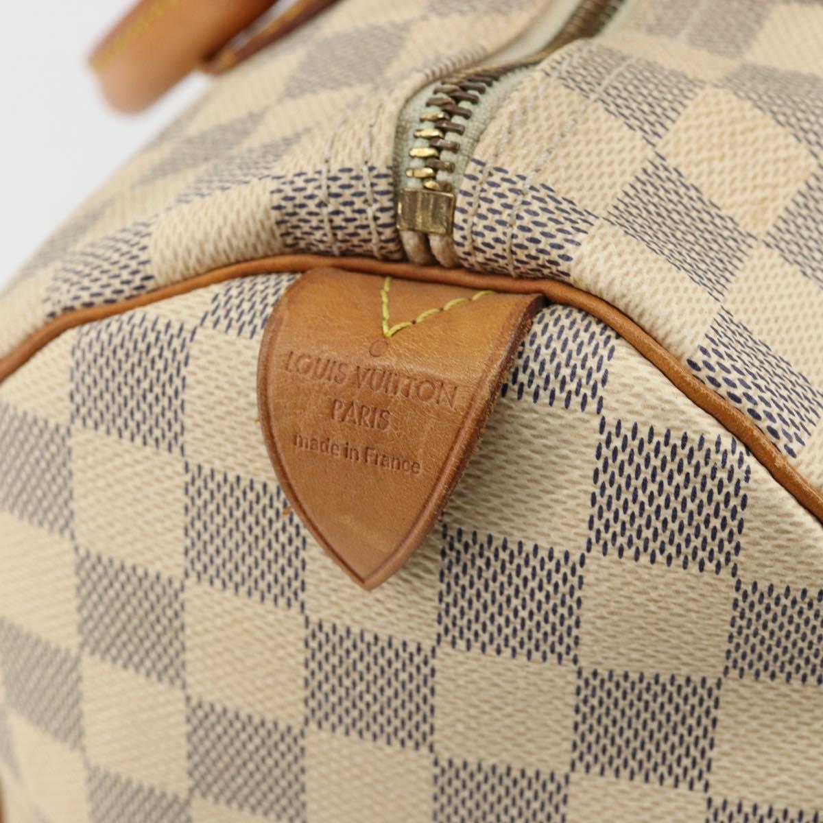 LOUIS VUITTON Damier Azur Speedy 30 Hand Bag N41533 LV Auth ep14640A