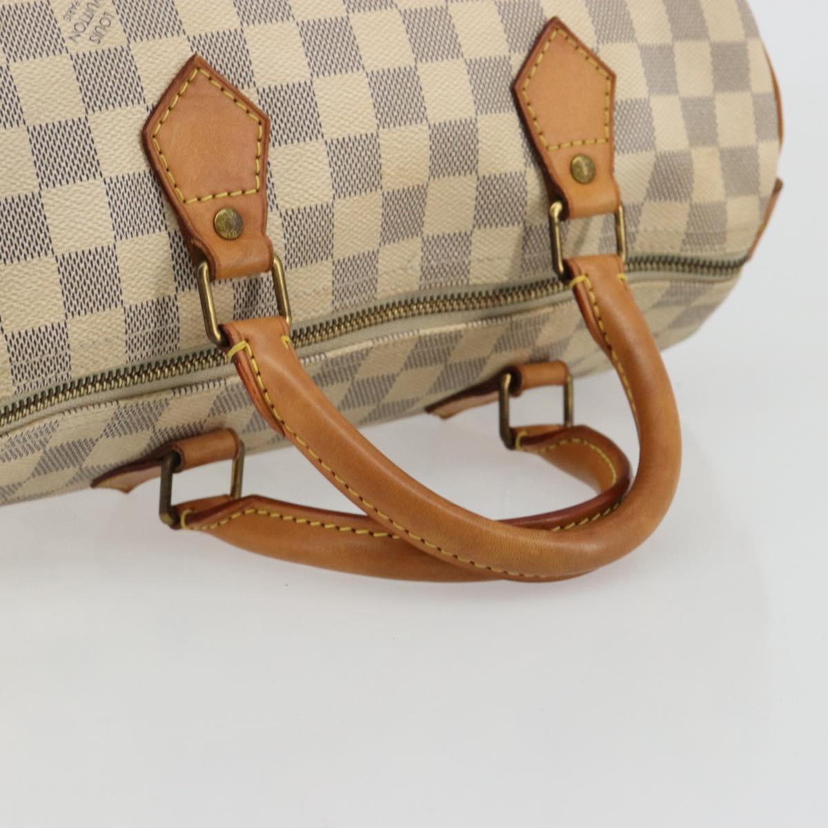 LOUIS VUITTON Damier Azur Speedy 30 Hand Bag N41533 LV Auth ep14640A
