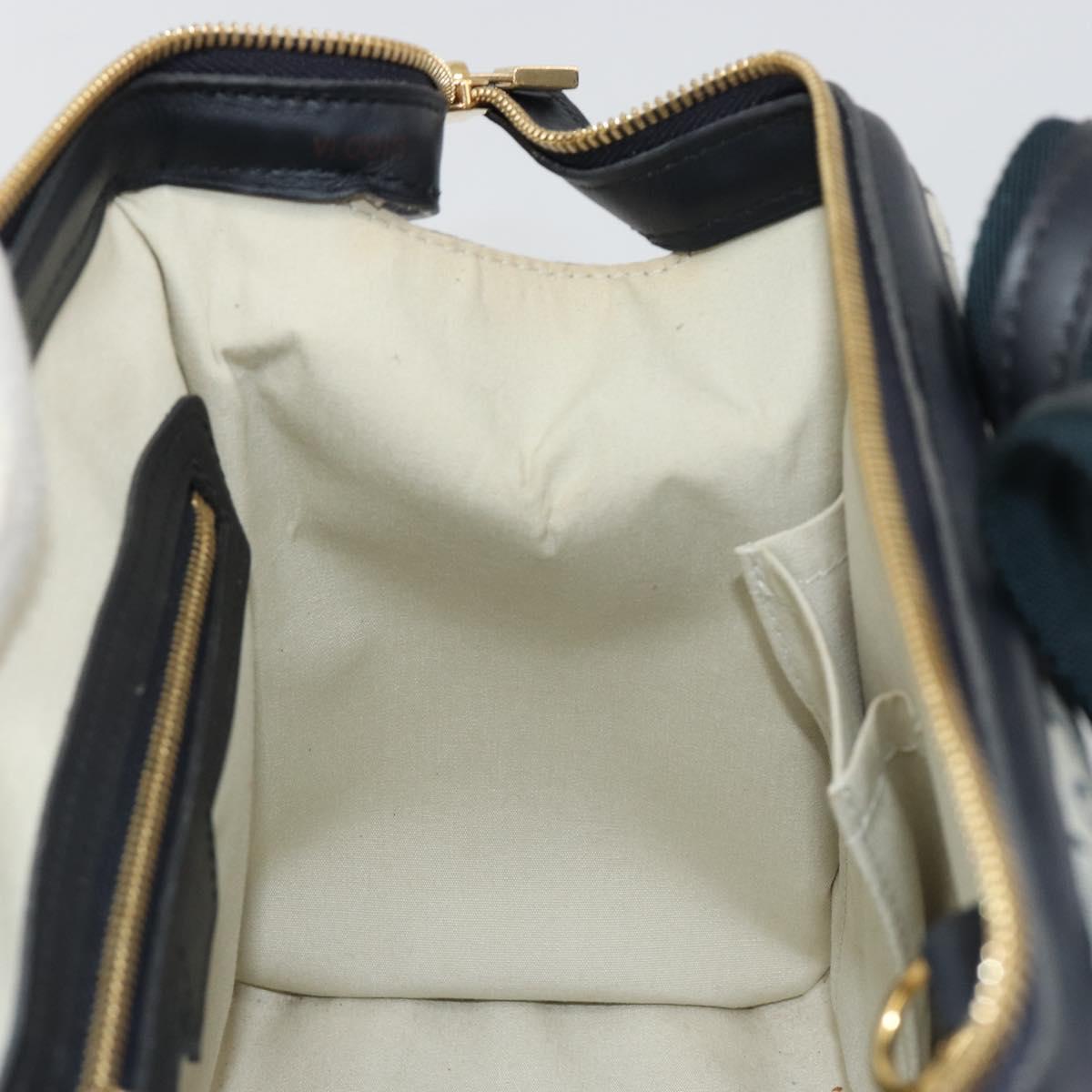 LOUIS VUITTON Monogram Mini Josephine PM Hand Bag Blue M92049 LV Auth ep14649
