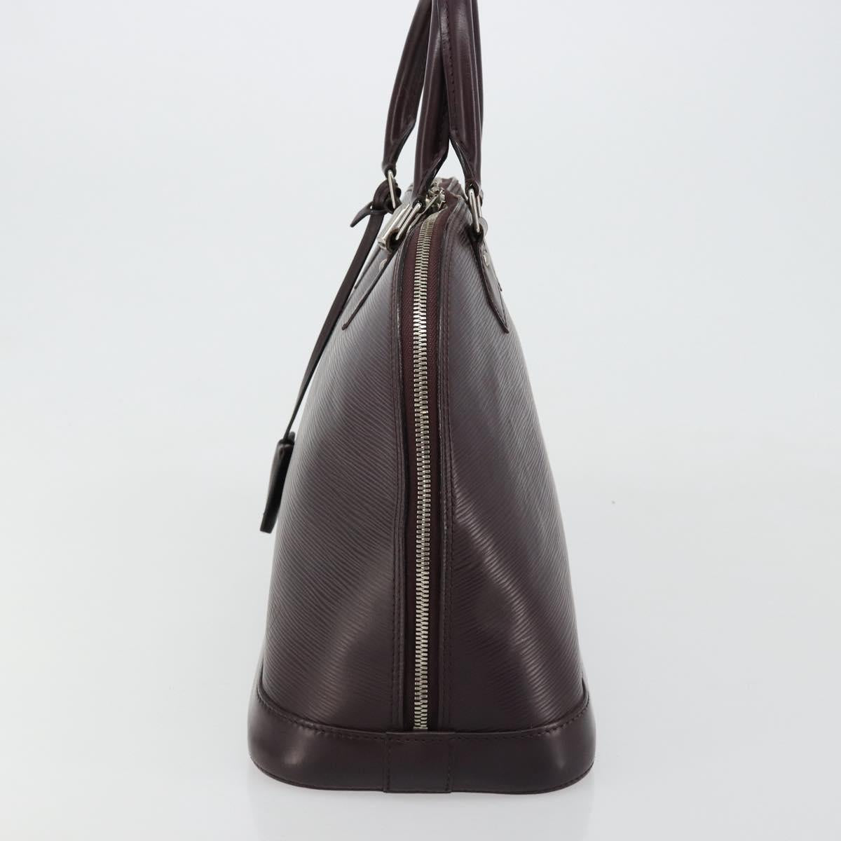 LOUIS VUITTON Epi Alma Hand Bag Purple Cassis M5280K LV Auth ep14652A