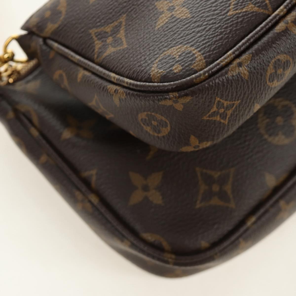 LOUIS VUITTON Monogram Multi Pochette Accessoires Pouch M44813 LV Auth ep14656A