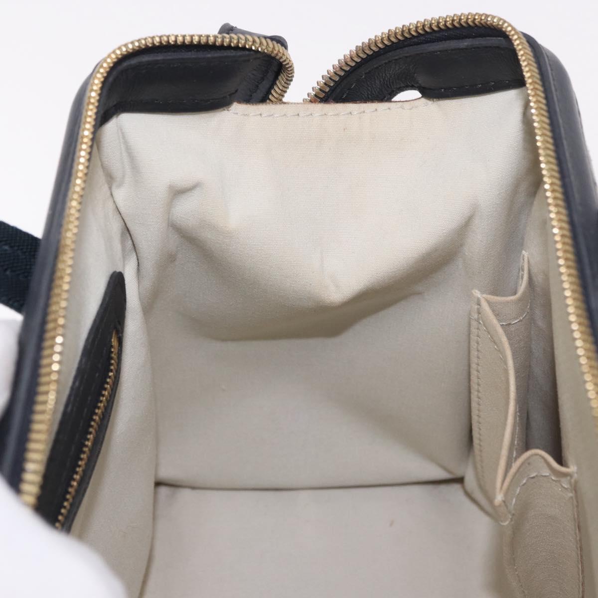 LOUIS VUITTON Monogram Mini Josephine PM Hand Bag Blue M92049 LV Auth ep14664A