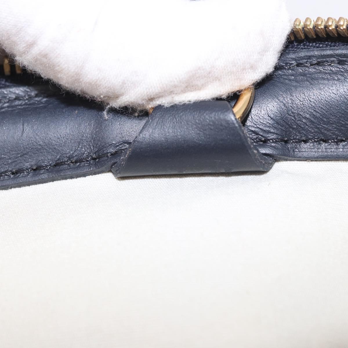 LOUIS VUITTON Monogram Mini Josephine PM Hand Bag Blue M92049 LV Auth ep14664A